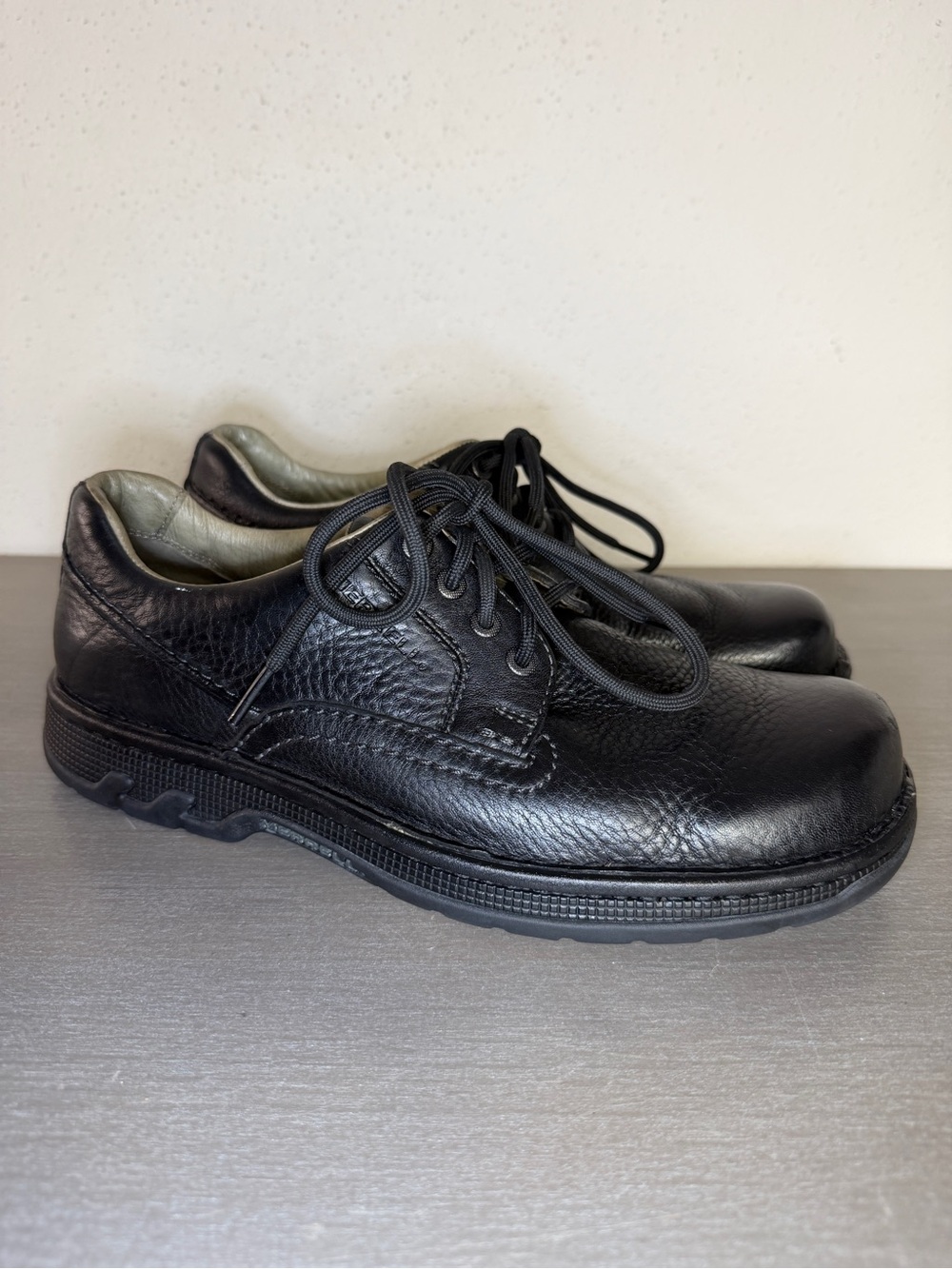 Merrell World Rambler Oxford Mens Size 9 Black Leather Casual Dress Shoes J45129